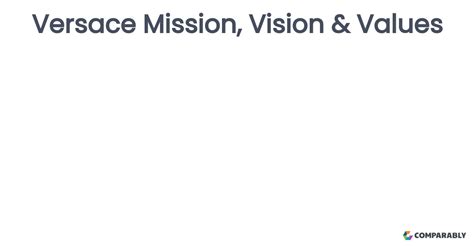 versace mission statement|versace vision statement meaning.